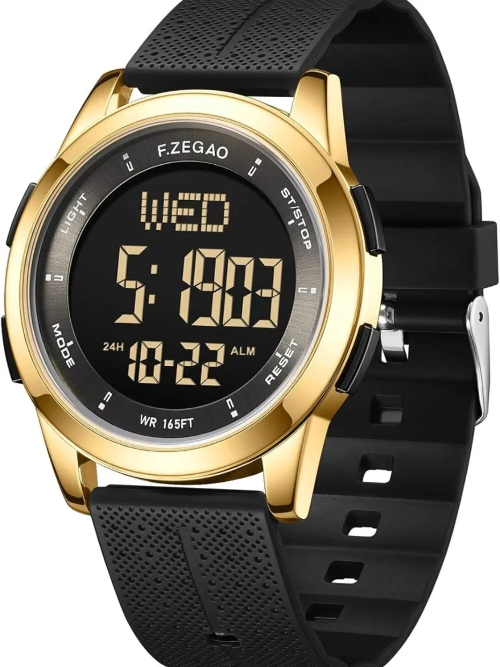 Ultra-Thin Waterproof Digital Watch for Men - Stylish, Lightweight & Durable